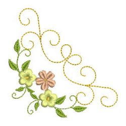 Flower Corners 02 machine embroidery designs