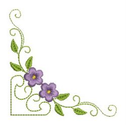 Flower Corners 03 machine embroidery designs