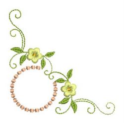 Flower Corners 04 machine embroidery designs