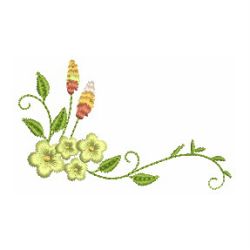 Flower Corners 05 machine embroidery designs