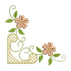 Flower Corners 07 machine embroidery designs