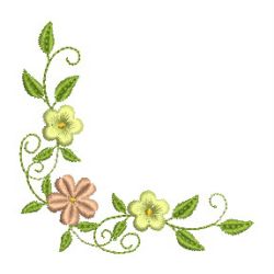 Flower Corners 10 machine embroidery designs