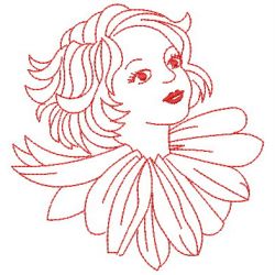 Redwork Girls 02(Md) machine embroidery designs