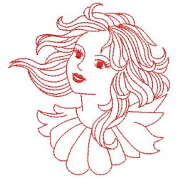 Redwork Girls 10(Lg) machine embroidery designs