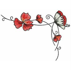 Swirly Butterflies 2 03(Sm) machine embroidery designs