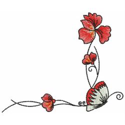 Swirly Butterflies 2 06(Md) machine embroidery designs