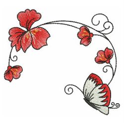 Swirly Butterflies 2 07(Md) machine embroidery designs