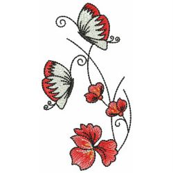 Swirly Butterflies 2 09(Md) machine embroidery designs