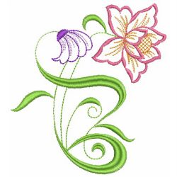 Heirloom Flowers 5 04(Md) machine embroidery designs