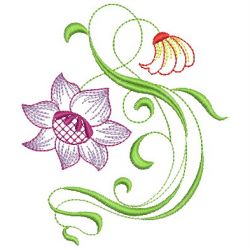 Heirloom Flowers 5 06(Md) machine embroidery designs
