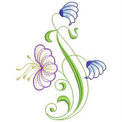 Heirloom Flowers 5 07(Md) machine embroidery designs