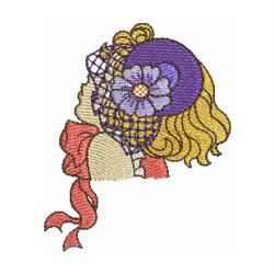 Hat Girls 10 machine embroidery designs