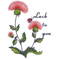 Lucky Flowers(Md) machine embroidery designs