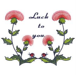 Lucky Flowers 06(Md) machine embroidery designs