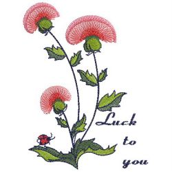 Lucky Flowers 08(Sm) machine embroidery designs