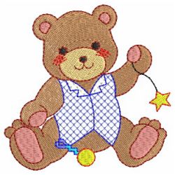 Cuddly Bears 07 machine embroidery designs