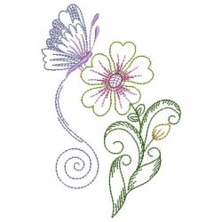 Floral Butterflies 07(Lg) machine embroidery designs