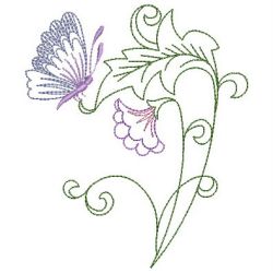 Floral Butterflies 08(Lg) machine embroidery designs