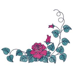 Floral Corner(Md) machine embroidery designs