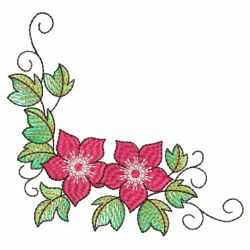 Floral Corner 02(Sm) machine embroidery designs