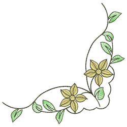 Floral Corner 04(Sm) machine embroidery designs