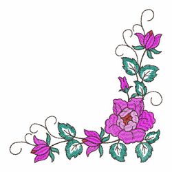 Floral Corner 06(Sm) machine embroidery designs
