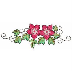 Floral Border 02(Md) machine embroidery designs