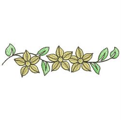 Floral Border 04(Md) machine embroidery designs