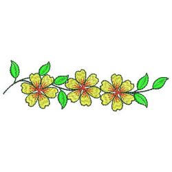 Floral Border 07(Md) machine embroidery designs