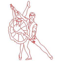 Redwork Dancers(Sm) machine embroidery designs