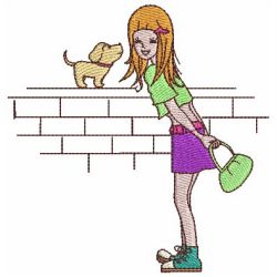 Fashion Girls 06(Sm) machine embroidery designs