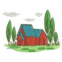 Dream Houses machine embroidery designs