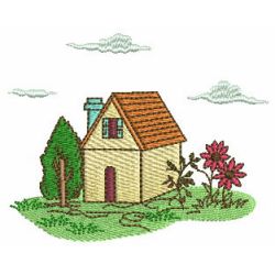 Dream Houses 02 machine embroidery designs