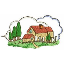Dream Houses 04 machine embroidery designs