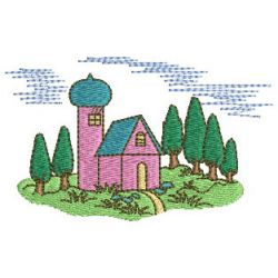 Dream Houses 10 machine embroidery designs