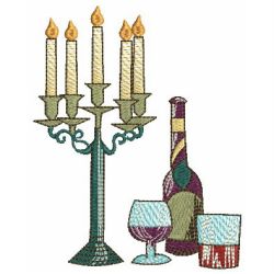 Candlelight Dinner 05(Md) machine embroidery designs