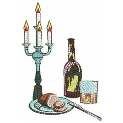 Candlelight Dinner 09(Lg) machine embroidery designs