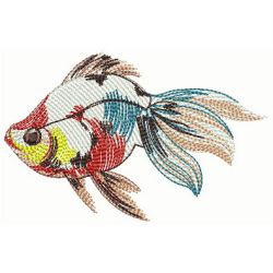 Goldfish 05(Md) machine embroidery designs