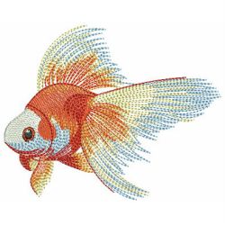 Goldfish 06(Sm) machine embroidery designs