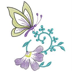 Floral Butterflies 2(Md) machine embroidery designs
