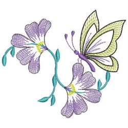 Floral Butterflies 2 03(Md) machine embroidery designs