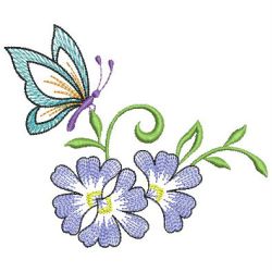 Floral Butterflies 2 06(Lg) machine embroidery designs