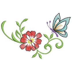 Floral Butterflies 2 07(Lg)