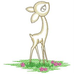 Vintage Deer(Md) machine embroidery designs