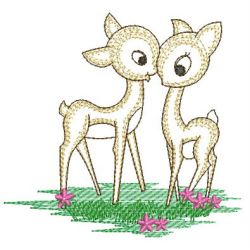 Vintage Deer 09(Lg) machine embroidery designs