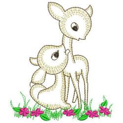 Vintage Deer 10(Lg) machine embroidery designs