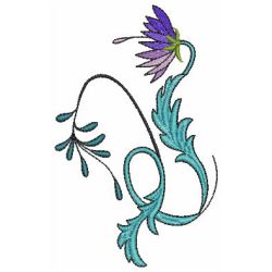 Elegant Floral 02(Md) machine embroidery designs