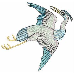 White Cranes 08(Sm) machine embroidery designs