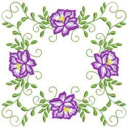 Heirloom Flower Quilt(Sm) machine embroidery designs