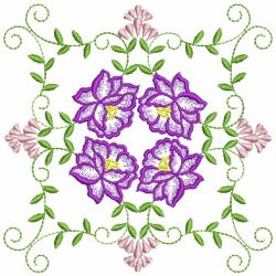 Heirloom Flower Quilt 03(Lg) machine embroidery designs